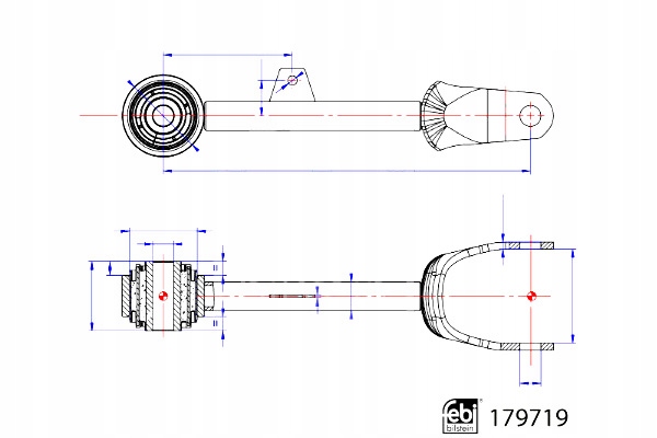 VARILLA TESLA T. MODELO 3 17- LE- PR SUPERIOR TRASERO 