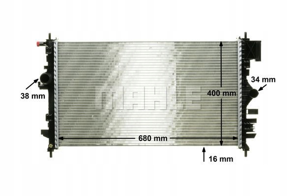 RADIATEUR OPEL INSIGNIA 1,6-1,8 08- CR1099000P MAHLE