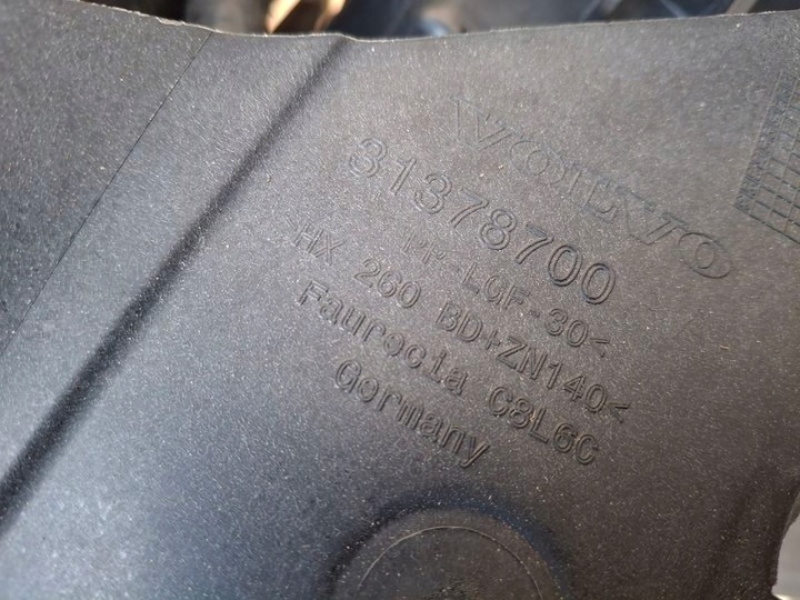 VOLVO V40 II 2 1.6 2.0 B PANNEAU AVANT RENFORCEMENT RADIATEURS VENTILATEUR