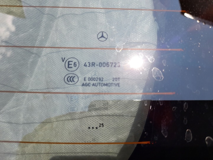 ARRIÈRE COUVERCLES DE COFFRE VITRE MERCEDES E CLASSE S214 W214 UNIVERSEL POUCES