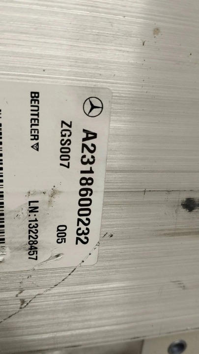 MERCEDES-BENZ SL R231 A2318600232 RIDEAU AIRBAG