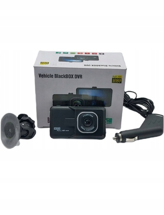 CÁMARA DE AUTOMÓVIL WIDEOREJESTRATOR DOBLE LENTE VEHICLE BLACKBOX DVR 