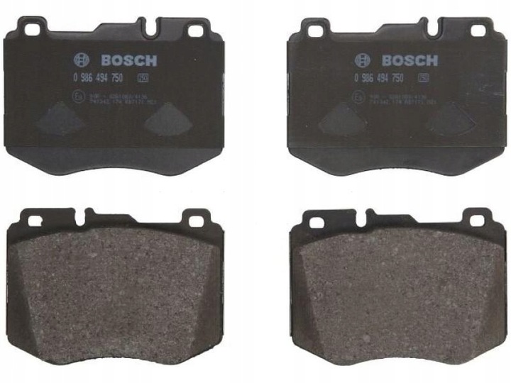 BOSCH 0 986 494 750 ZAPATAS DE FRENADO 