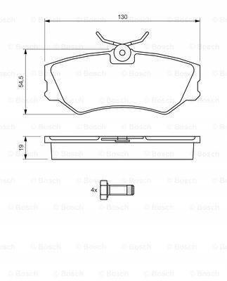 PLAQUETTES FREIN VW TRANSPORTER CARAVELLE IV 2.0