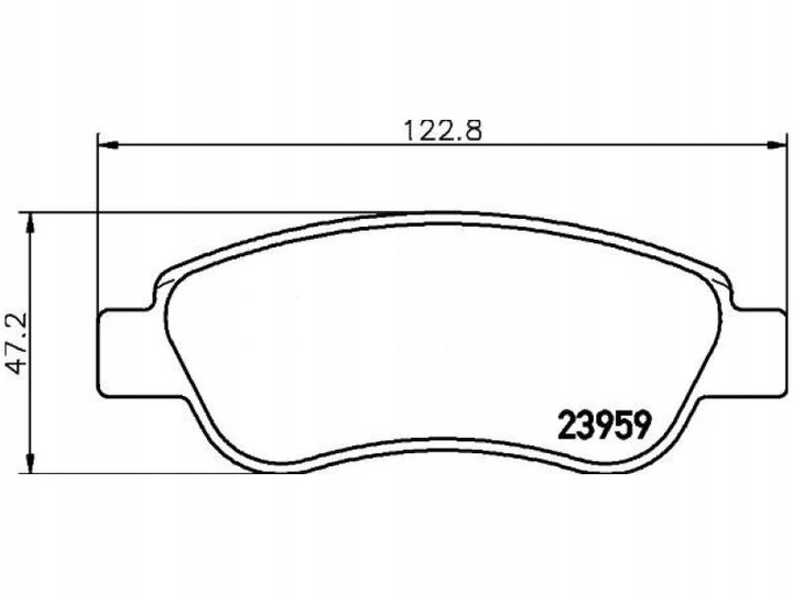 ZAPATAS PARTE DELANTERA MINTEX MDB2743 