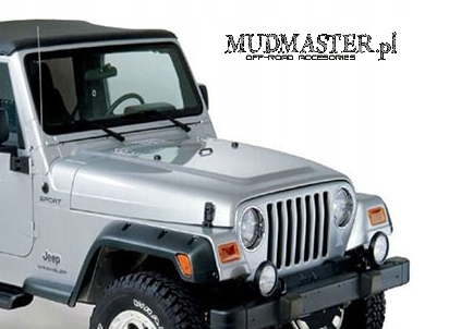 EXTENSIÓN ALAS ALETAS COMPENSADORAS JEEP TJ ELÁSTICO +17CM BUSHWACKER 