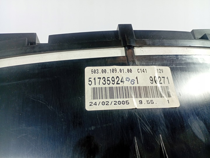 FIAT CROMA 05-11 COMPTEUR TABLEAU DE BORD COMPTE-TOURS OE 51735924