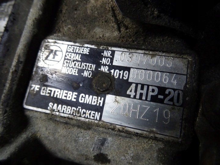 BOÎTE DE VITESSES 20HZ19 PEUGEOT 607 2.2 HDI