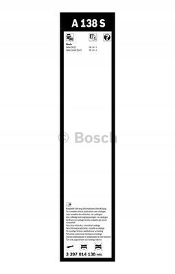 ESSUIE-GLACES BOSCH 3397014138 AEROTWIN 600/400MM A138S SKODA FABIA