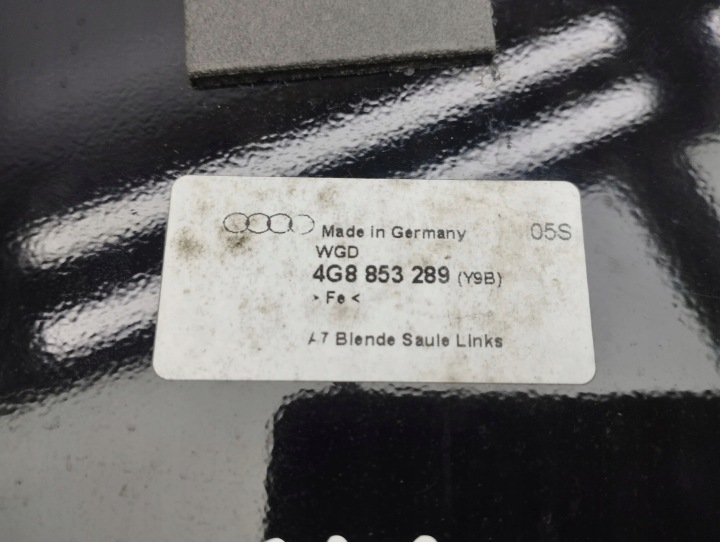 AUDI A7 S7 4G 2013 GAUCHE CÔTÉ MOULURE JOINT D'ÉTANCHÉITÉ VITRES PORTES AVANT