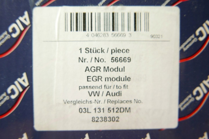 VANNE EGR AUDI Q5 8R VW AMAROK 2.0 TDI AR BP DJ