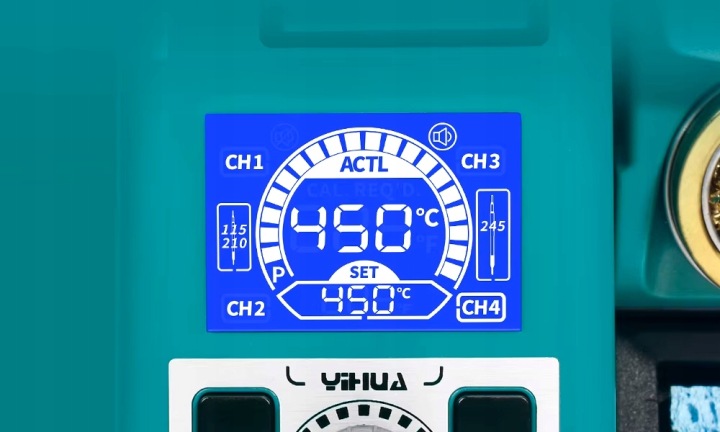STACJA LUTOWNICZA YIHUA 982-I 40W INSERT C210-I KOLBA 716A LCD PID PRECYZYJNA