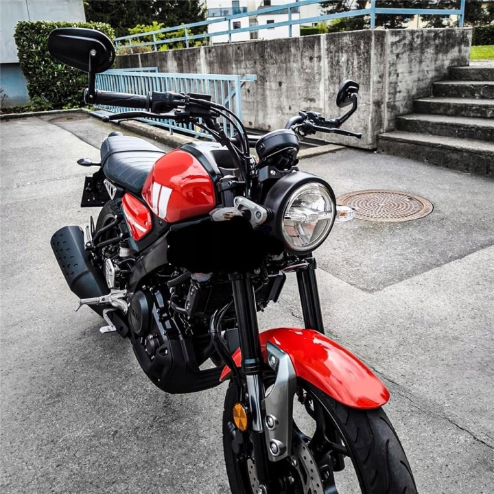 RÉTROVISEURS MOTOCYCLETTE ALUMINIUM 360° VERS UNIVERSEL MOTOCYCLETTE SCOOTER ATV