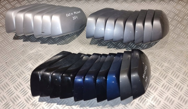 BMW E60 E61 E63 E64 CHÂSSIS PROTECTION REVÊTEMENT RÉTROVISEURS DROITE COULEUR BLEU