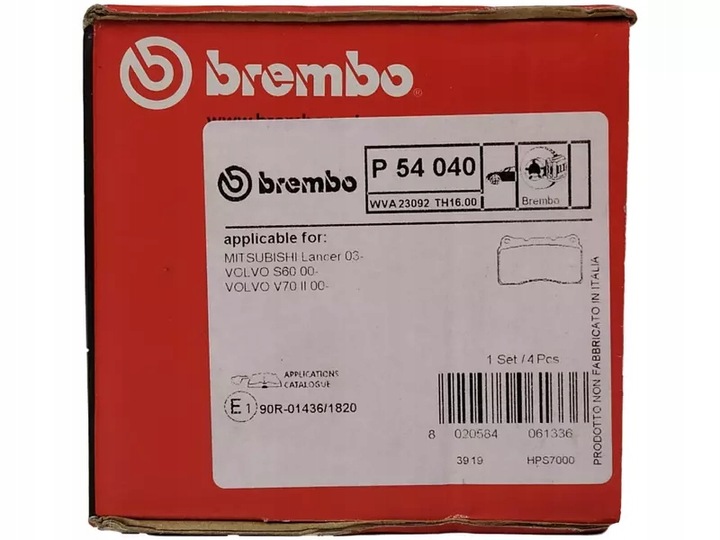 BREMBO DISQUE+SABOTS AVANT RENAULT MEGANE 3 RS photo 8 - milautoparts-fr.ukrlive.com