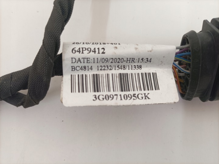 FAISCEAU DE CÂBLES PARE-CHOCS AVANT PDC VW PASSAT B8 LIFT 3G0971095GK