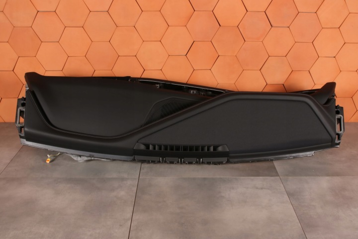 BMW 7' G70 ORIGINALE TABLEAU DE BORD CONSOLE CUIR MERINO NOIRE