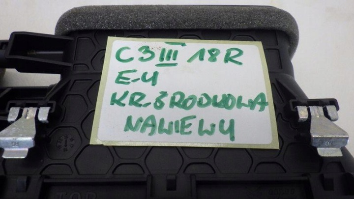 GRILLES CONDUIT D'AIR MILIEU CITROEN C3 III 98124857ZD C3 III