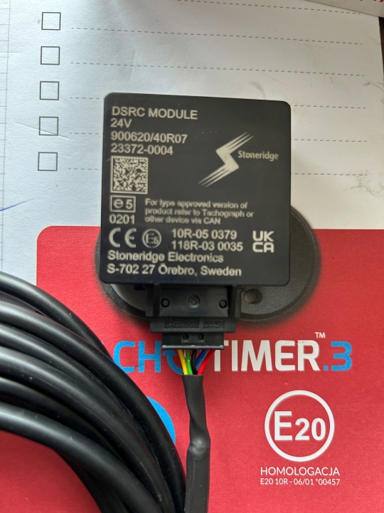 TACHYGRAPHE STONERIDGE SE5000 SMART2 SECONDE GÉNÉRATION 24V KIT VERS SCANII