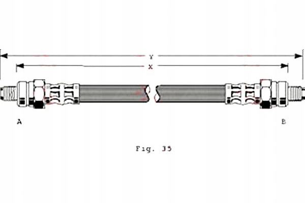 FIL DE FREIN FLEXIBLE TRW PHC223 1666460