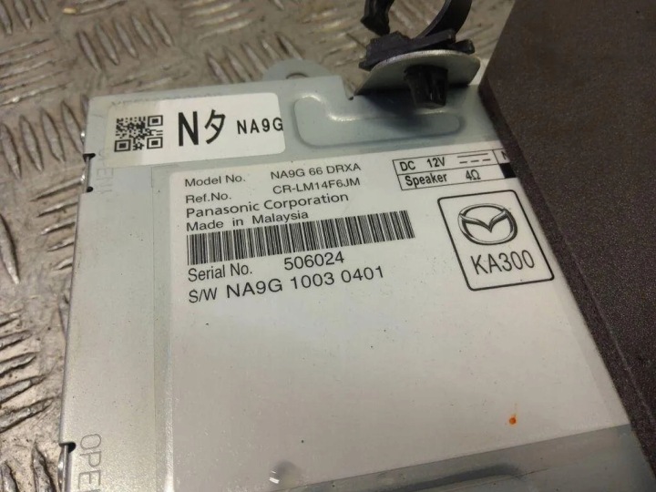 RADIO AVEC NAVIGATION MAZDA MX-5 IV (ND) NA9G66DRXA 30981461 1.5L GASOLINE 2016