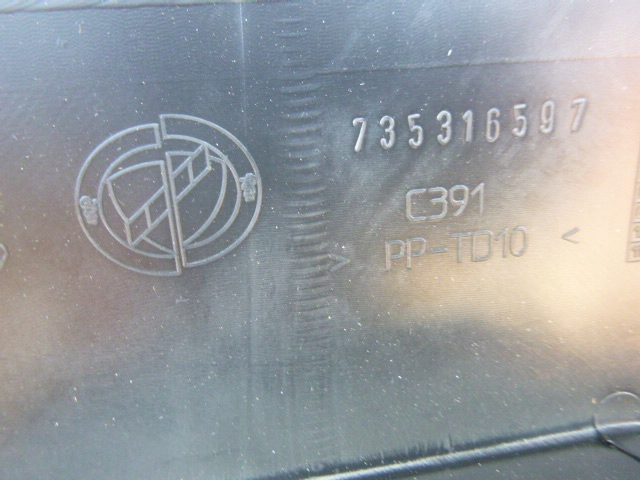 PARE-CHOCS AVANT AVANT FIAT PANDA 03-12 NEUF OE