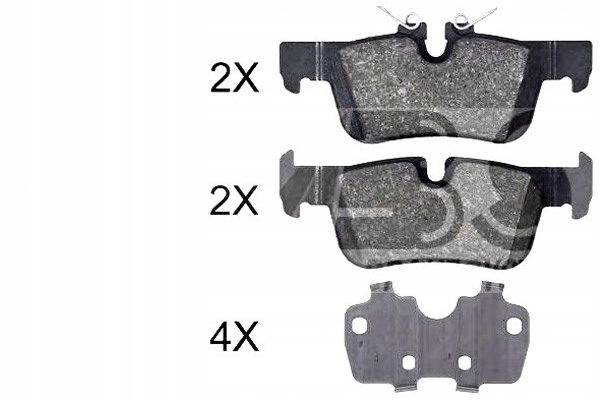 A.B.S. PADS BRAKE BMW 2 ACTIVE TOURER 14- REAR photo 1 - milautoparts-fr.ukrlive.com