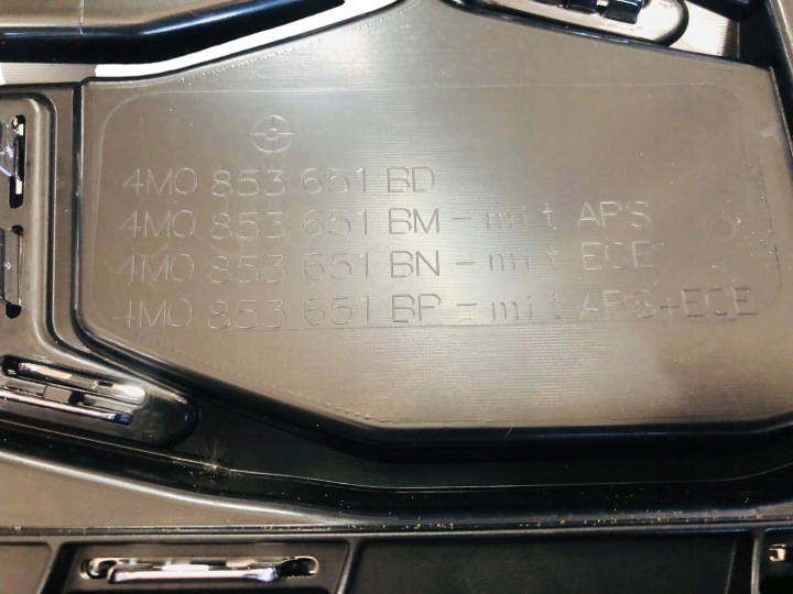 AUDI SQ7 4M LIFT 2024 CALANDRE RADIATEUR GRILLE CHROME 4M0853651BP