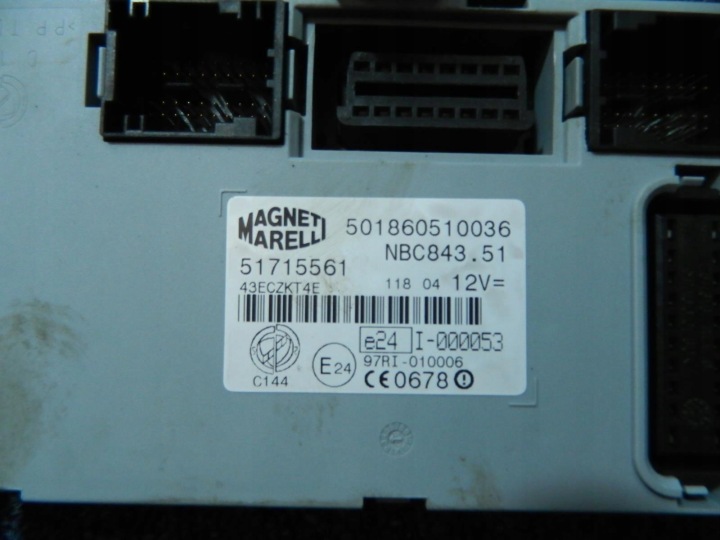 ORDINATEUR CONTACTEUR D'ALLUMAGE FUSIBLE LANCIA YPSILON 1.3 MULTIJET