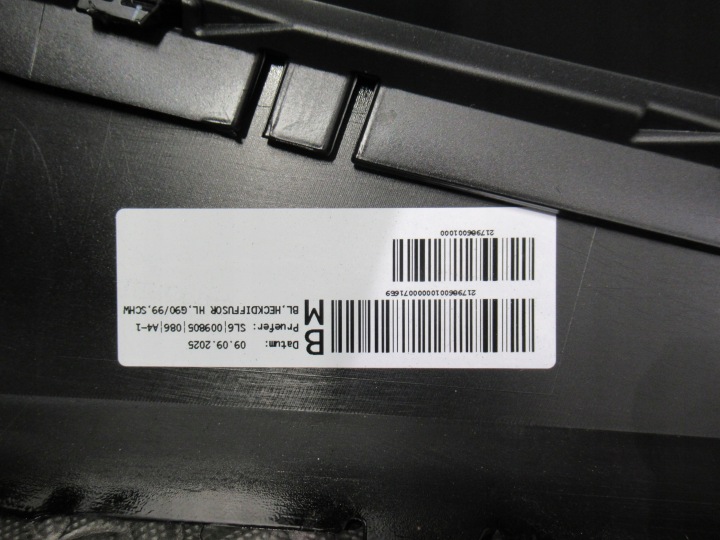 BMW M5 G90 G99 PARE-CHOCS ARRIÈRE 7887021 7885578 7885577 FROZEN DEEP GREY C64