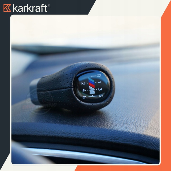 KARKRAFT POMMEAU DE VITESSE CHANGEMENTS VITESSE BMW 6 ENGRENAGES KIT CUIR AVEC CROCHETS