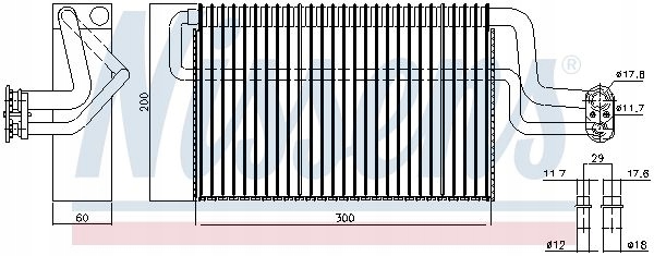 ÉVAPORATEUR CLIMATISATION NIS 92306