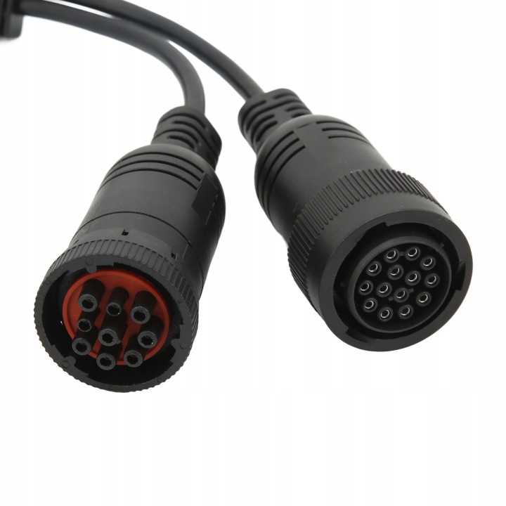 ADAPTATEUR CÂBLES DIAGNOSTYCZNEGO 14PIN 9PIN 457-6114 CAOUTCHOUC ABS HAUTEUR OH