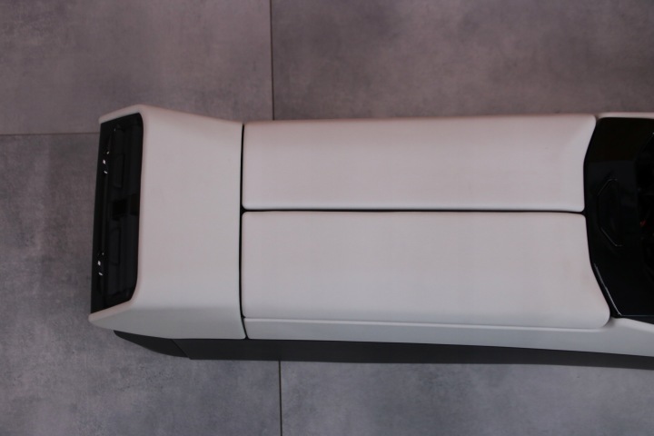 BMW 5' G60 G61 TUNNEL CENTRAL ACCOUDOIR CUIR VEGANZA RAUCHWEISS 5A4FC36
