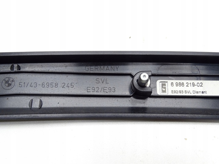 MOULURE GARNITURE DE PORTE GAUCHE ARRIÈRE GAUCHE ARRIÈRE BMW 3 E92 6958246