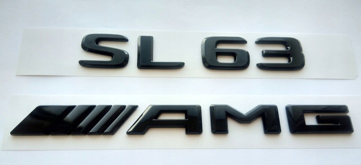 SL63 AMG MERCEDES EMBLEMA NEGRO 