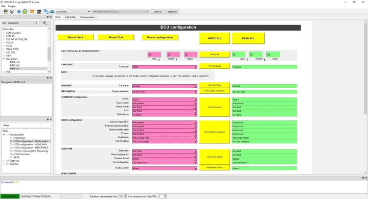 Diagnostyka NISSAN Juke Leaf Micra Navara 96-2020