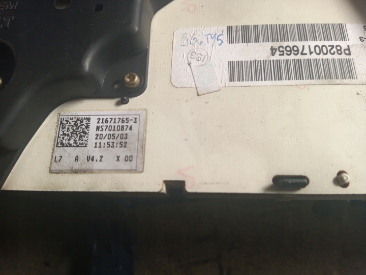 COMPTEUR COMPTEUR RENAULT KANGOO OE 21650176-1 216501761 216711763 21671176-3