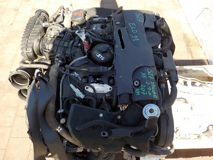JAGUAR XF 09R 2.7 D 207KM MOTEUR ELD11 COMPLET