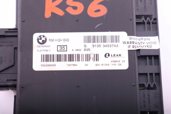 MINI COOPER ONE R56 MODULE CONTRÔLEUR FEUX 3453743
