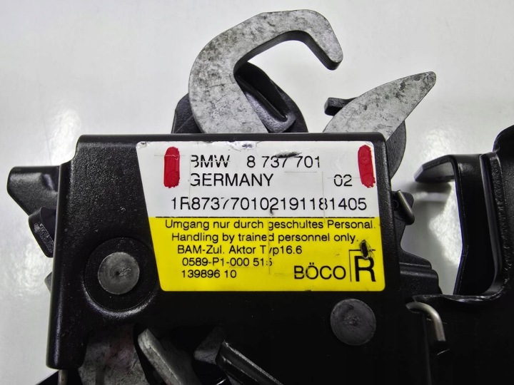 SERRURE CAPOTS MOYEU BMW X1 F48 F49 2 PIÈCES F39 MINI F55 F56 F57 F60 OEM 8737701