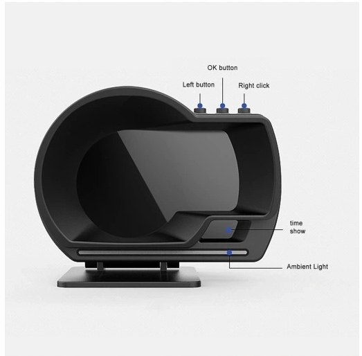 OBD2 GPS DISPLAY PRZEZIERNY HUD AUTO 