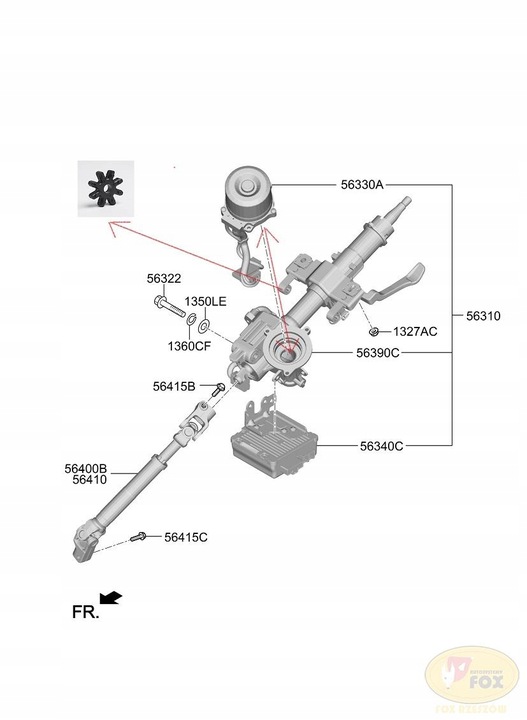 GWIAZDKA CONNECTOR SPEAKERS STEERING WHEEL KIA HYUNDAI 