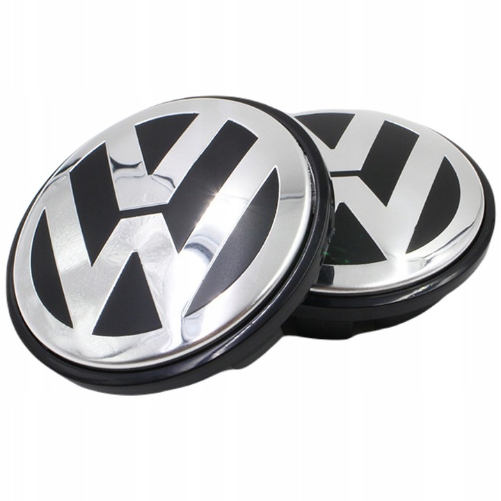 TAPACUBOS TAPAS CIEGAS KAPSLE ZNACZKI PARA DISCOS VOLKSWAGEN - 56 MM 4 PIEZAS 