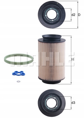 KNECHT KIT FILTRES VW TOURAN 1.9 2.0 TDI