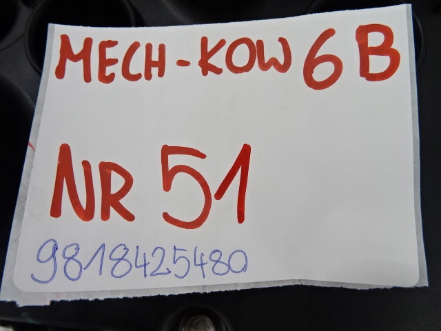 COUVERCLE ZAWORŔW C/P 1.6 16V EP6FADTX ORIGINE 9818425480