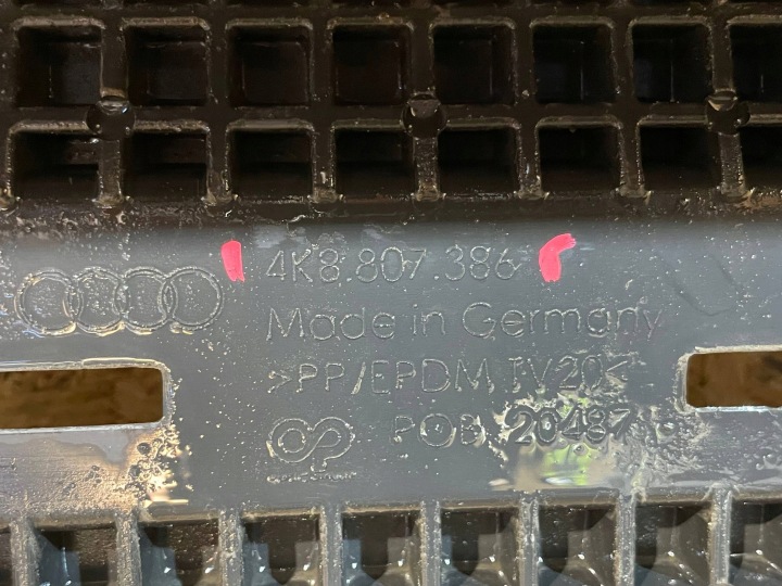 AUDI A7 C8 4K8 18-25 PARE-CHOCS ARRIÈRE ARRIÈRE