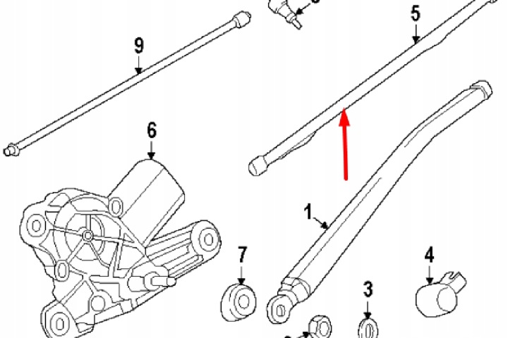 BMW X1 E84 ARRIÈRE ESSUIE-GLACE 61622990035 2990035 NEUF ORIGINALE
