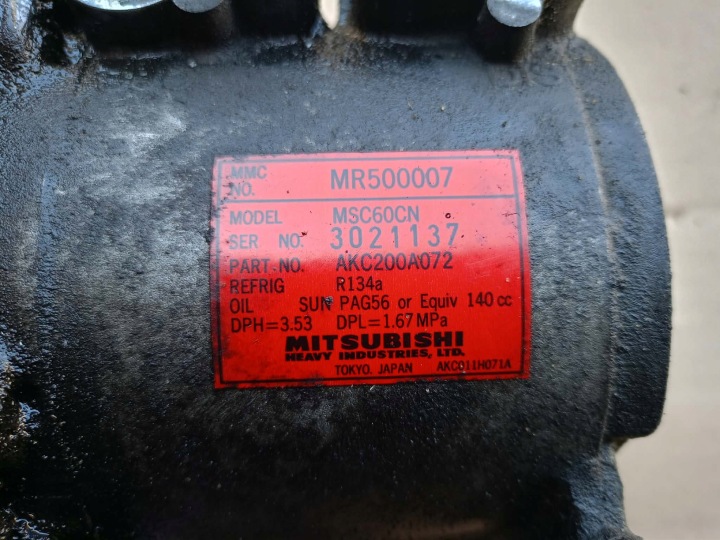 COMPRESSEUR DE CLIMATISATION CARISMA 1.8 GDI MR 500007