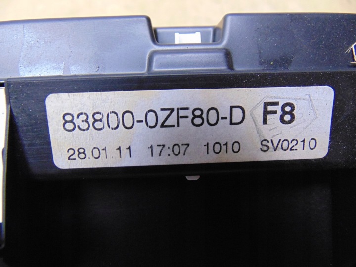 COMPTEUR COMPTEUR TOYOTA COROLLA E15 LIFT 83800-0ZF80-D